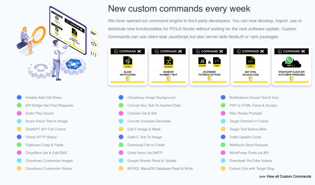 rtila rpa & web automation software