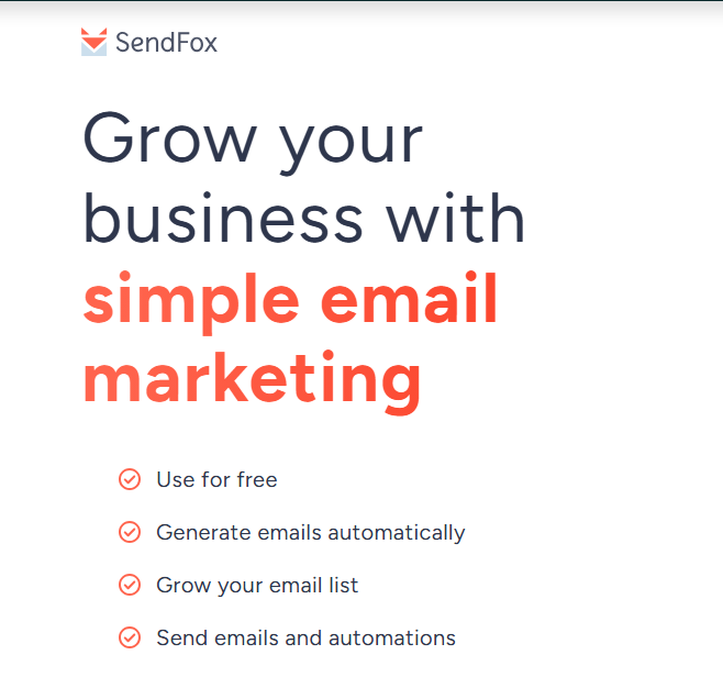 SendFox helps you create simple, smart, and automated emails — perfect for bloggers, creators, and marketers.