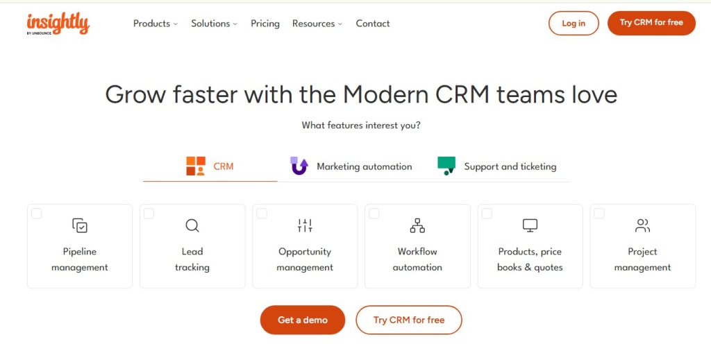 Insightly CRM for Healthcare